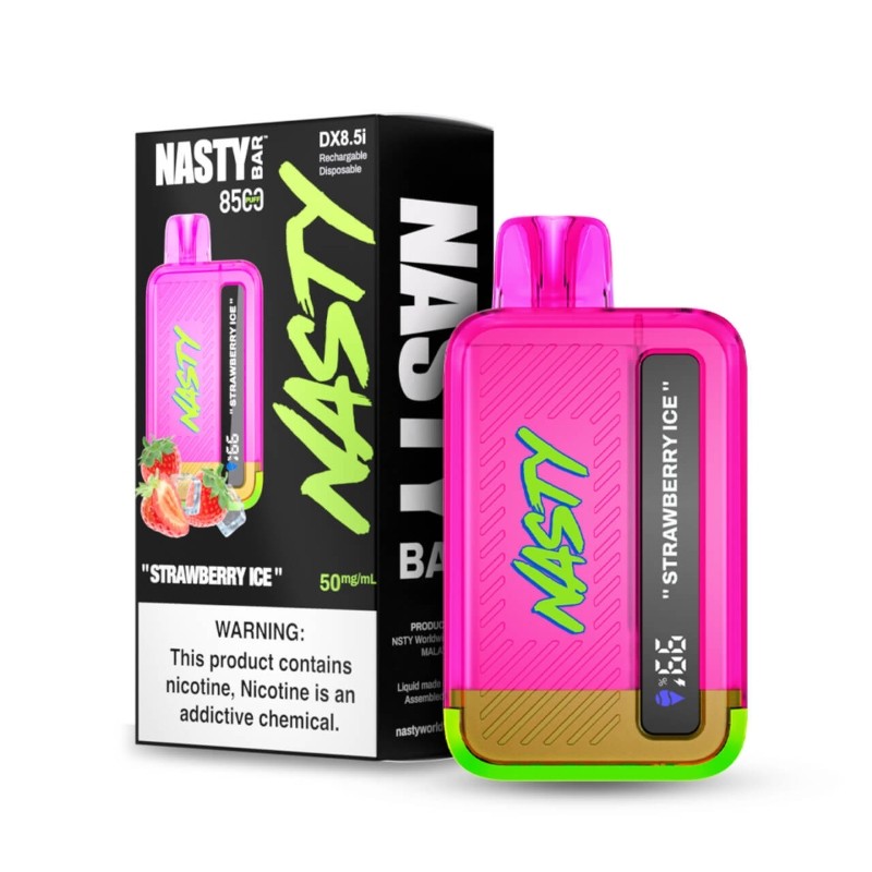 Nasty Bar 8500 Puffs Vape - StrawBerry Ice