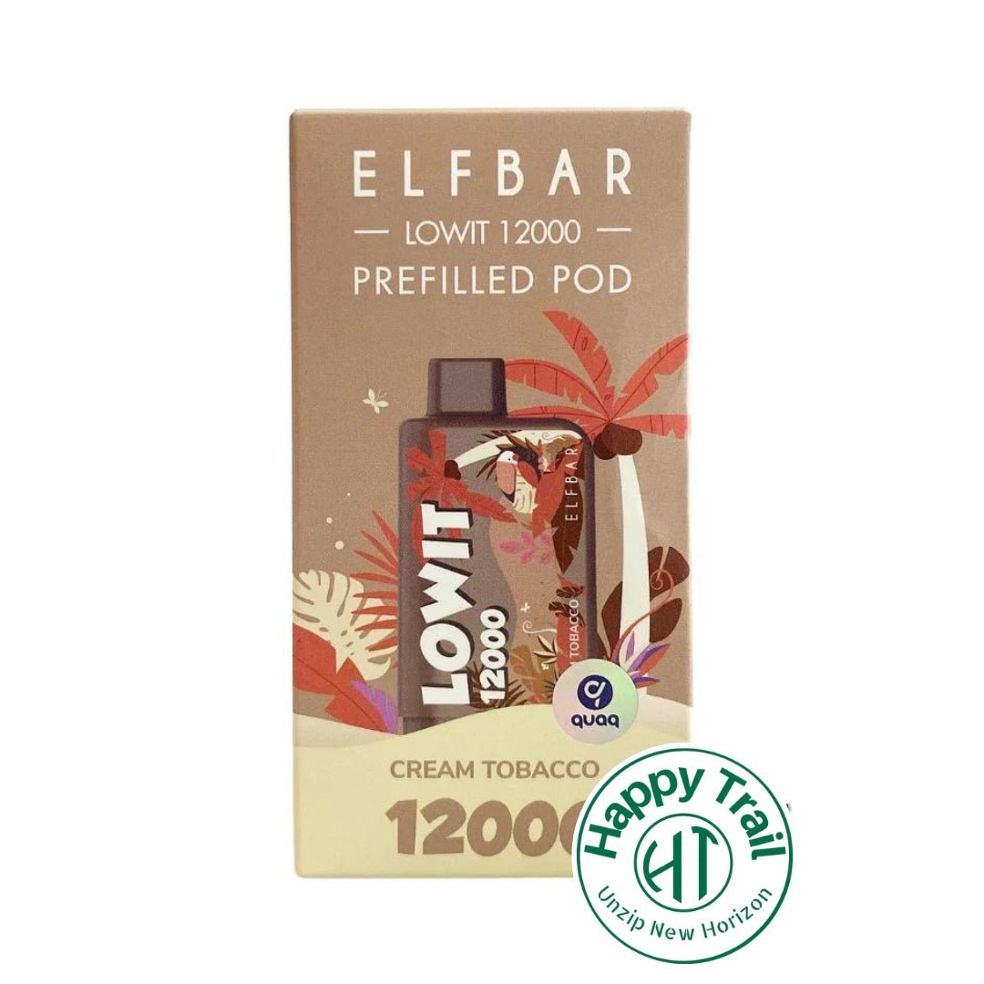Elf Bar Lowit 12000 Puffs - Cream Tobacco (Only Pod) - HAPPYTRAIL