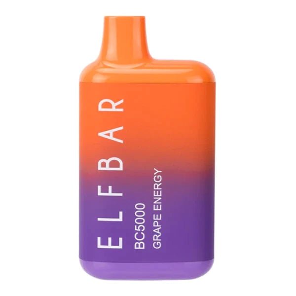 Elf Bar Vape - Grape Energy (5000 Puffs) - HAPPYTRAIL