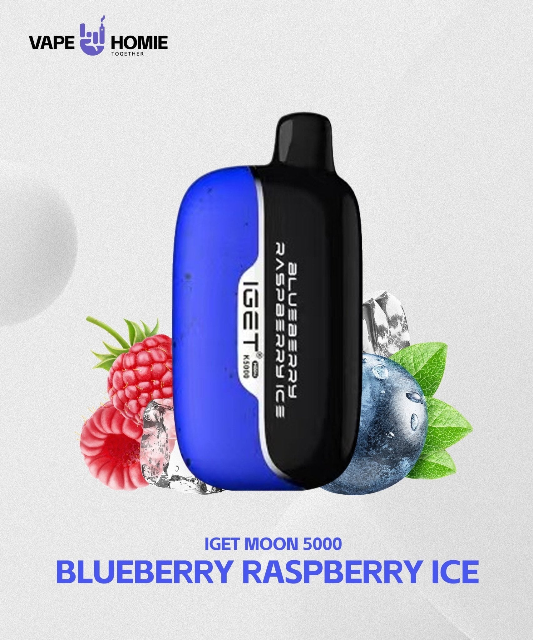 IGET MOON K5000 - BLUEBERY RASPBERRY ICE - HAPPYTRAIL