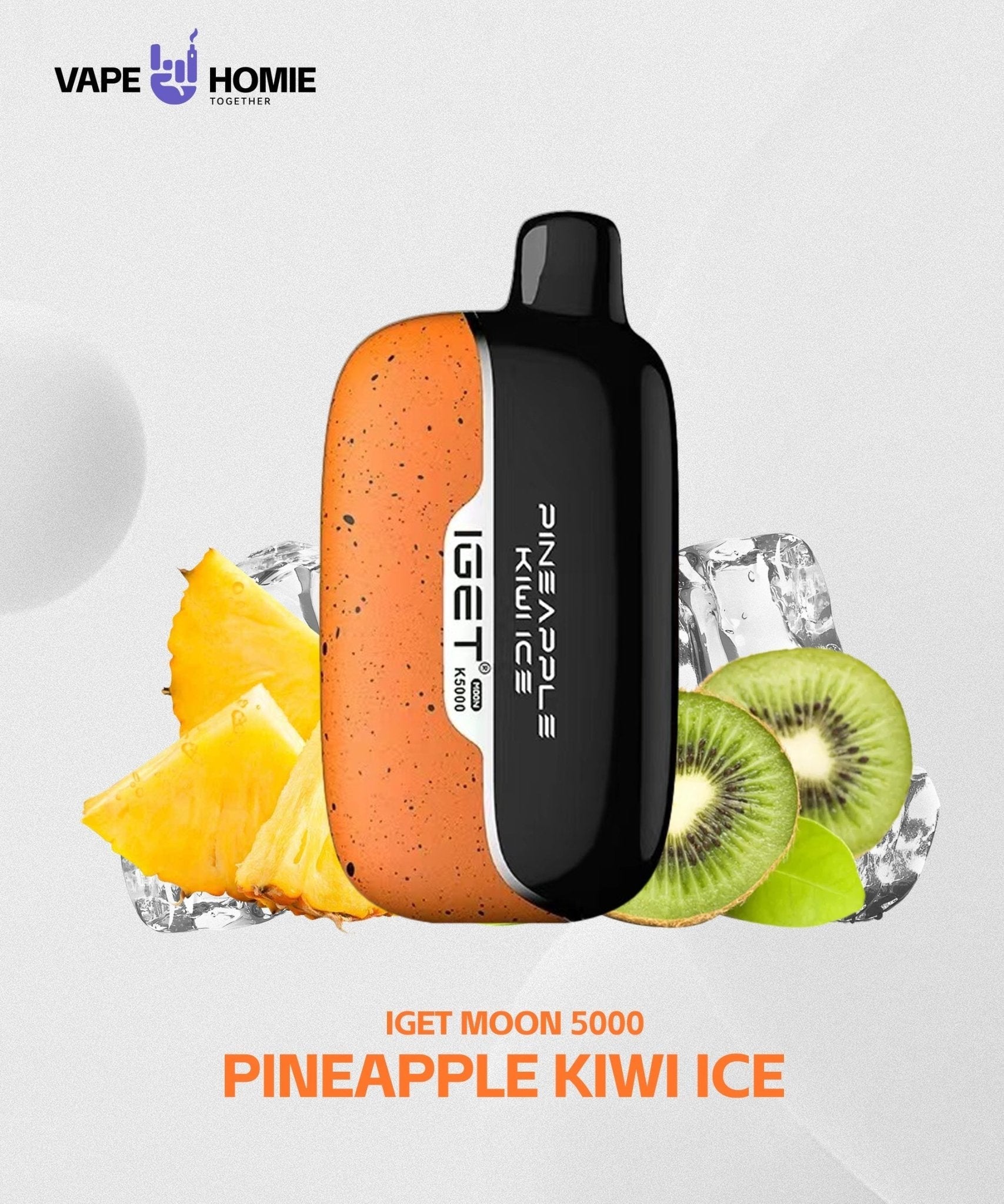 IGET MOON K5000 - PINEAPPLE KIWI ICE - HAPPYTRAIL