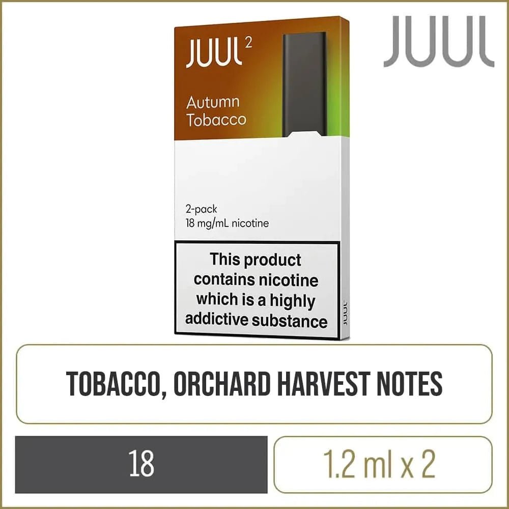 JUUL2 Pods (2 Pods)- Autumn Tobacco - HAPPYTRAIL
