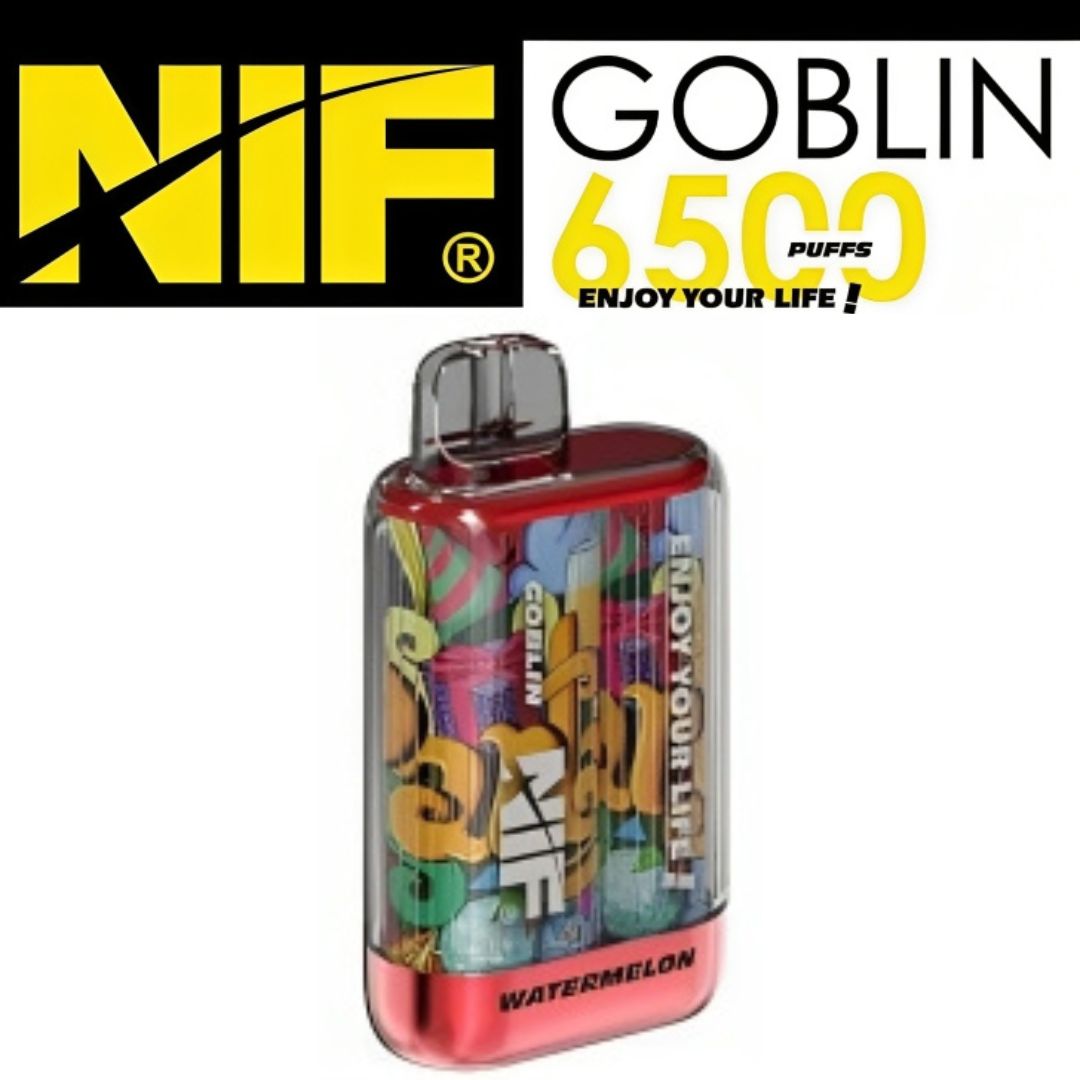 NIF GOBLIN 6500 PUFFS - WATERMELON - HAPPYTRAIL