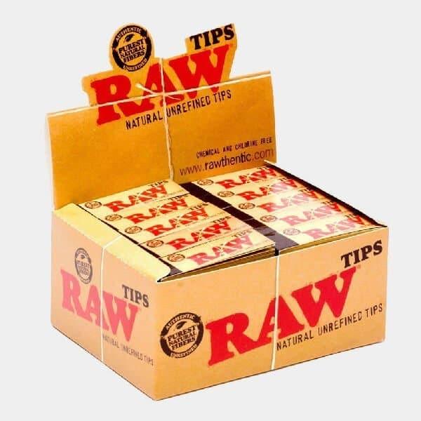 RAW Regular Slim Filter Tips (50 Tips) - HAPPYTRAIL