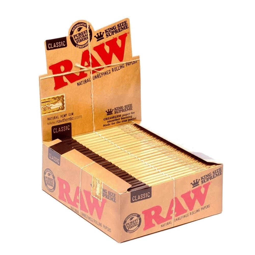 RAW rolling papers Kingsize slim - HAPPYTRAIL