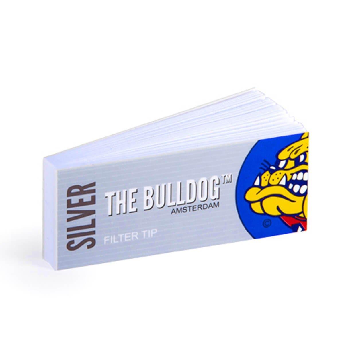 The Bulldog Original Silver Filter Tips - HAPPYTRAIL