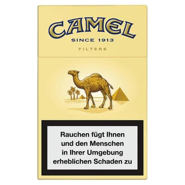 CAMEL YELLOW FILTERS PREMIUM IMPORTED CIGARETTES