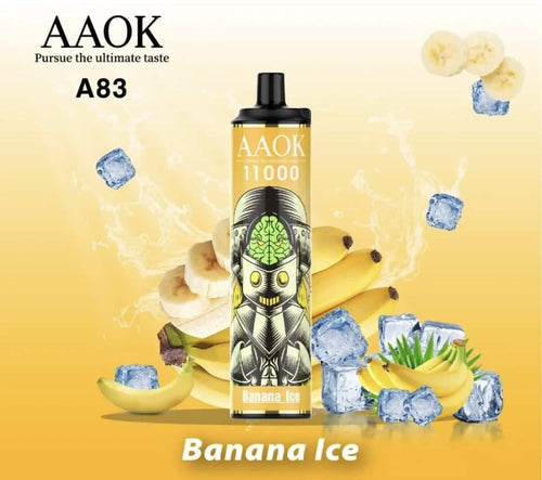 AAOK A83 11000 PUFFS - BANANA ICE