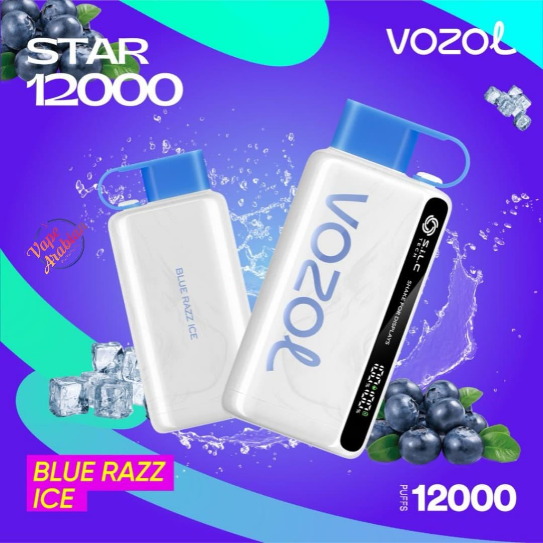 VOZOL STAR 12000 - BLUE RAZZ ICE