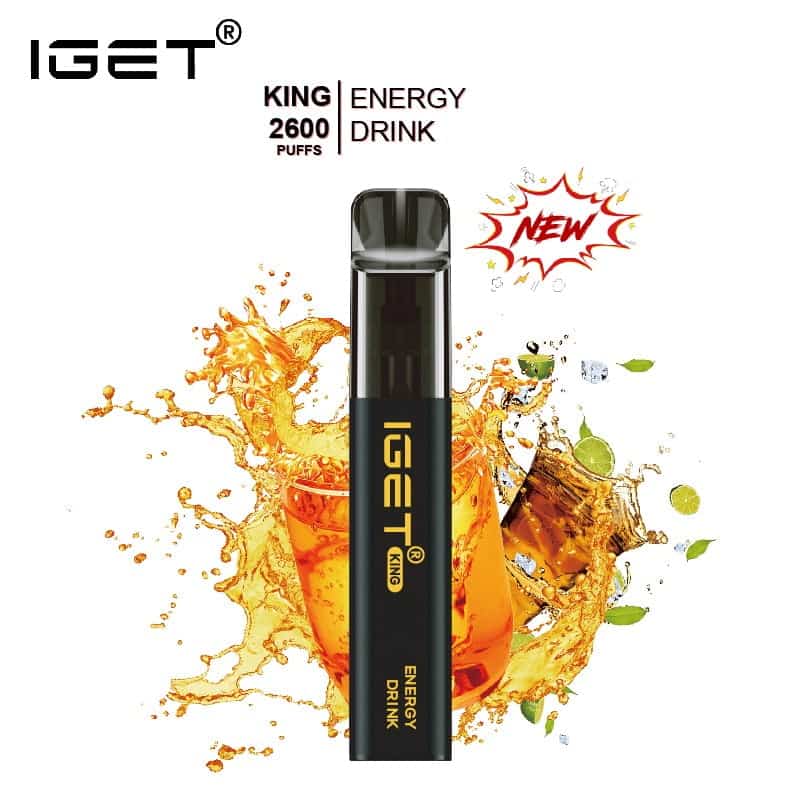 IGET King Vape Flavour - Energy Drink - 2600 Puffs