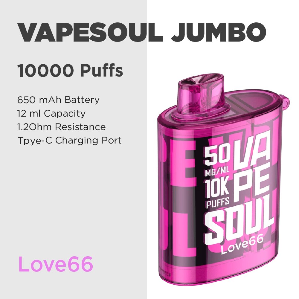 VAPESOUL JUMBO 10000 - LOVE66