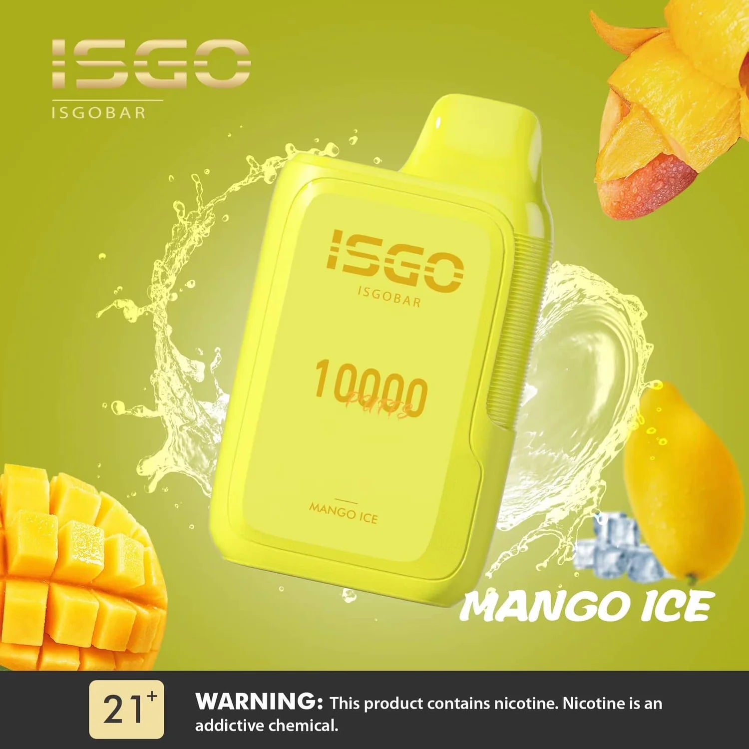 ISGO BAR 10000 - MANGO ICE