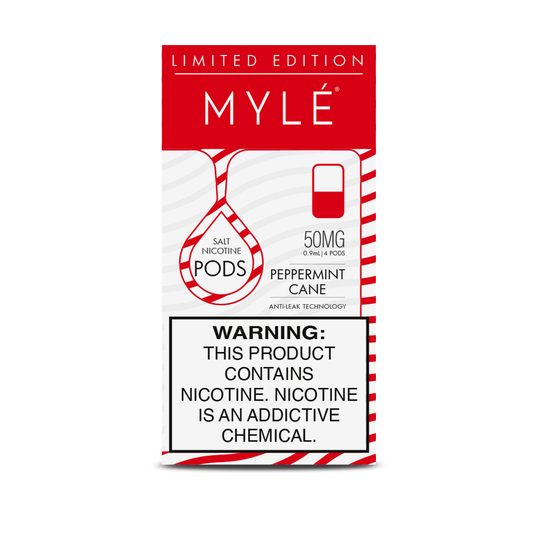 MYLE POD - PEPPERMINT CANE (PACK OF 4)