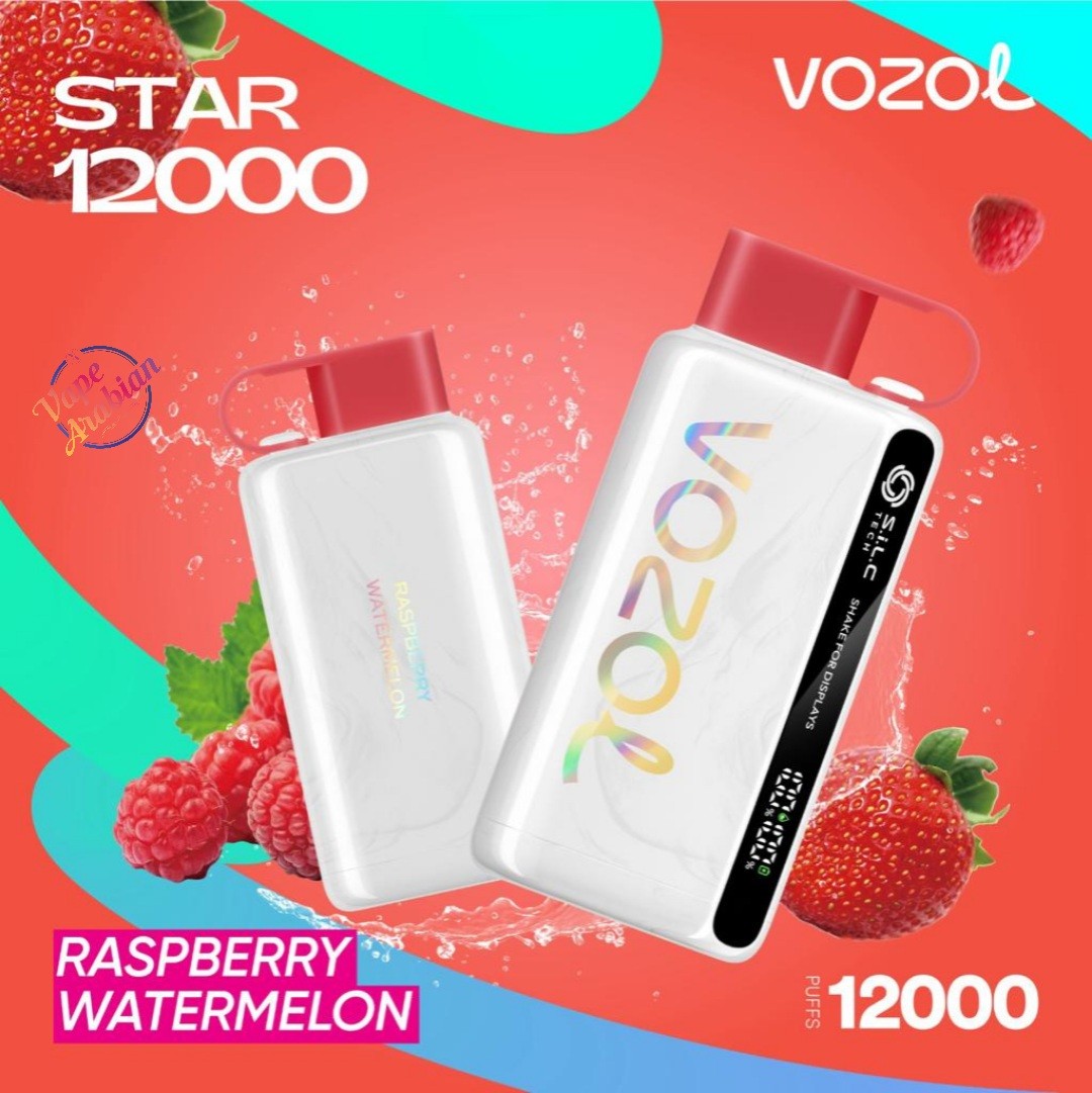 VOZOL STAR 12000 - RASPBERRY WATERMELON