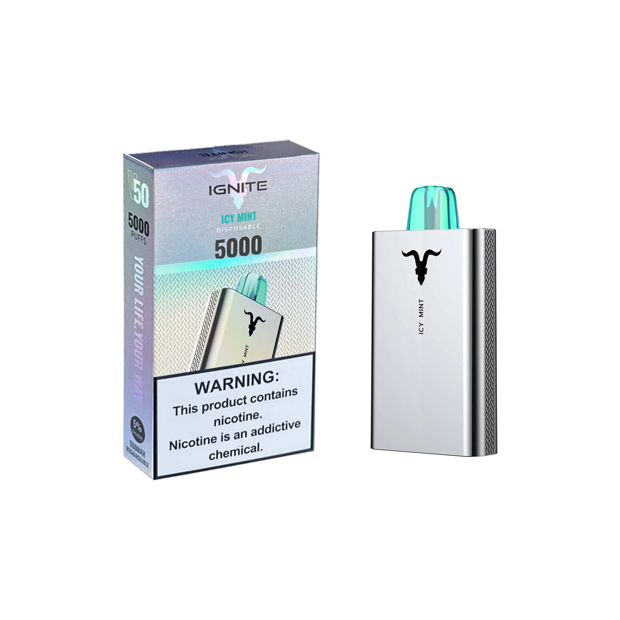 IGNITE V50 DISPOSABLE VAPE - ICY MINT
