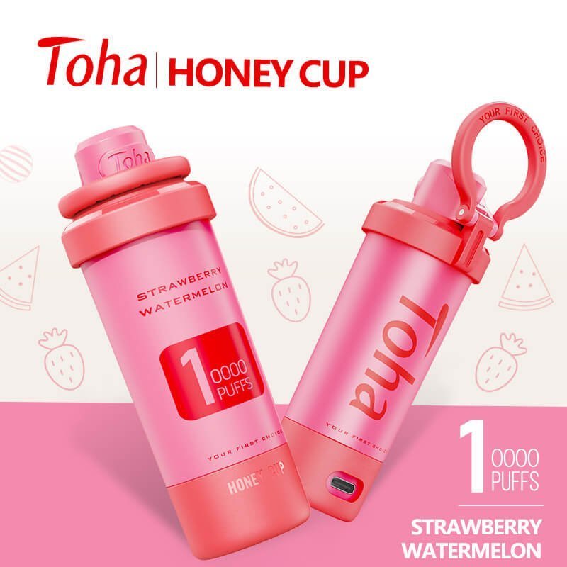Toha Honey Cup 10000 Puff -  Strawberry Watermelon (WSY)