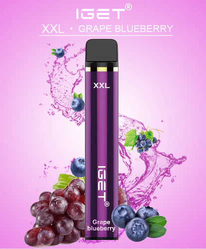 IGET (XXL) Flavour-Grape Blueberry- 1800 Puffs