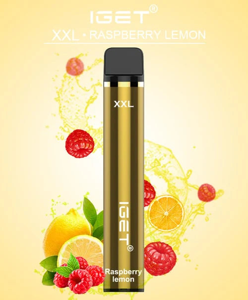 IGET (XXL) Flavour-Raspberry Lemon- 1800 Puffs