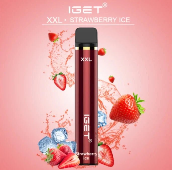 IGET (XXL) Flavour-Strawberry Ice- 1800 Puffs