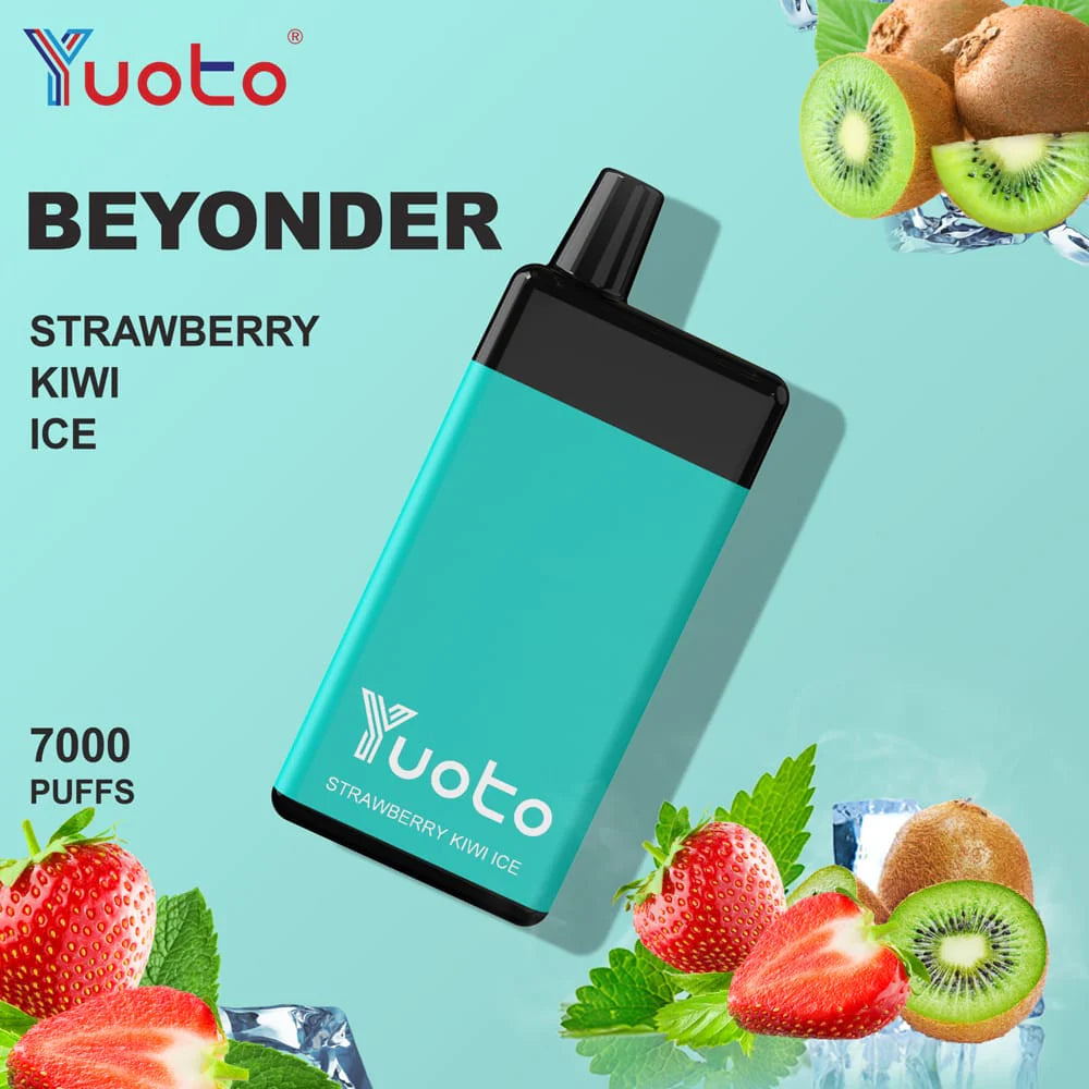 Yuoto Beyonder 7000 Puffs (Strawberry Kiwi Ice)