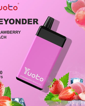Yuoto Beyonder 7000 Puffs (Strawberry Peach Ice)