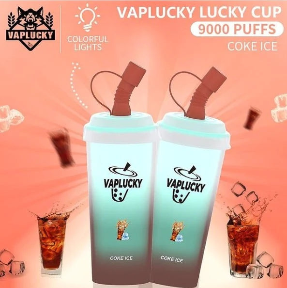 VAPLUCKY 9000 PUFF - COKE ICE