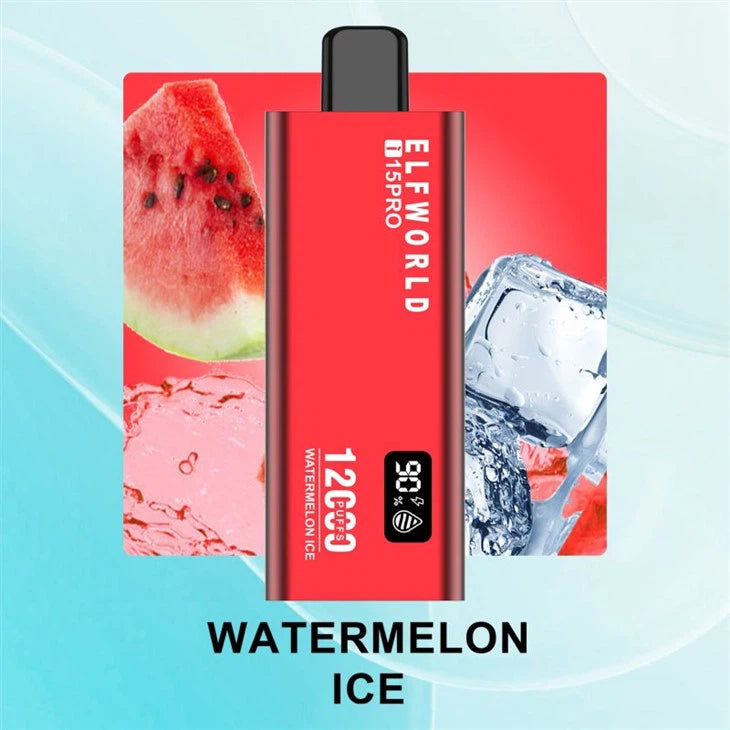 Elf World i15 Pro 12000 Puffs - Watermelon Ice