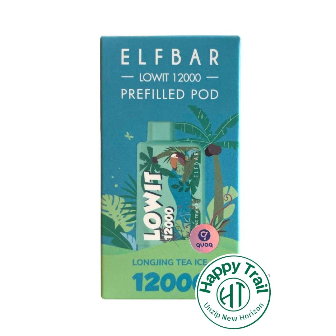 Elf Bar Lowit 12000 Puffs - LongJing Tea Ice (Only Pod) - HAPPYTRAIL