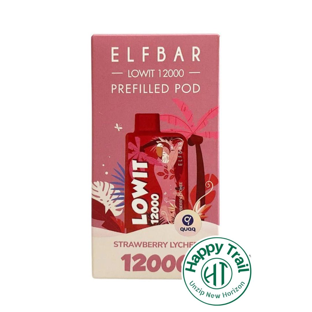 Elf Bar Lowit 12000 Puffs - Strawberry Lychee (Only Pod) - HAPPYTRAIL