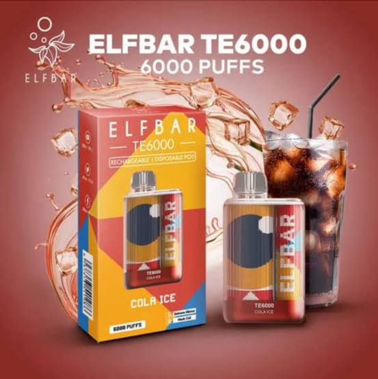 Elf Bar Vape TE6000 Cola Ice (6000 Puffs) - HAPPYTRAIL
