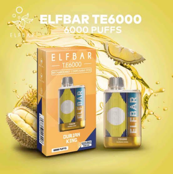 Elf Bar Vape TE6000 Durian King (6000 Puffs) - HAPPYTRAIL
