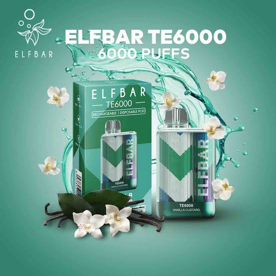 Elf Bar Vape TE6000 Vanilla Custard (6000 Puffs) - HAPPYTRAIL