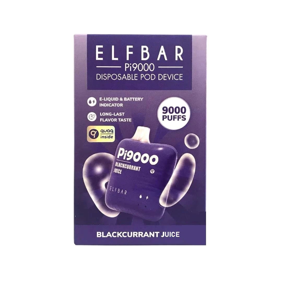 ELF BAR VAPES - Black Currant Juice Pi9000 (9000 PUFFS) - HAPPYTRAIL