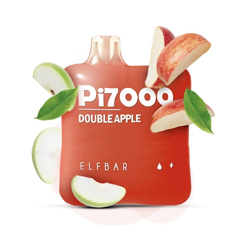 ELF BAR VAPES - Double Apple Pi9000 (9000 PUFFS) - HAPPYTRAIL