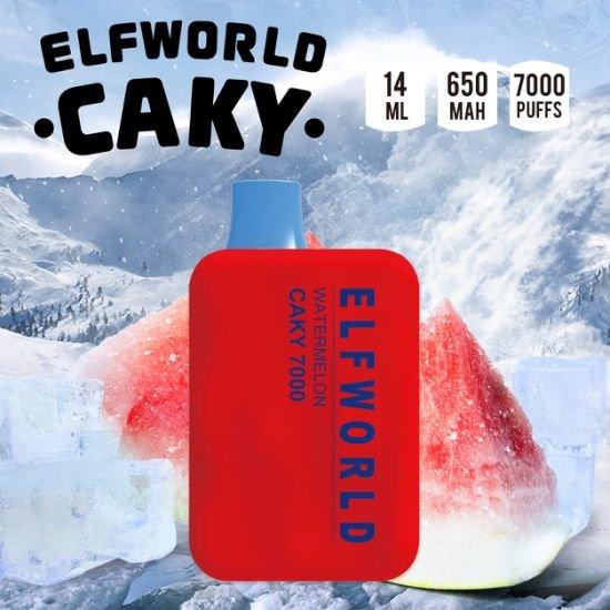 Elf World Caky Vape - Watermelon (7000 Puffs) - HAPPYTRAIL