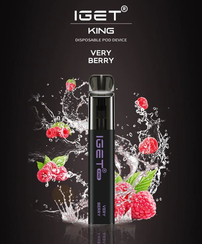 IGET King Vape Flavour- Very Berry- 2600 Puffs - HAPPYTRAIL
