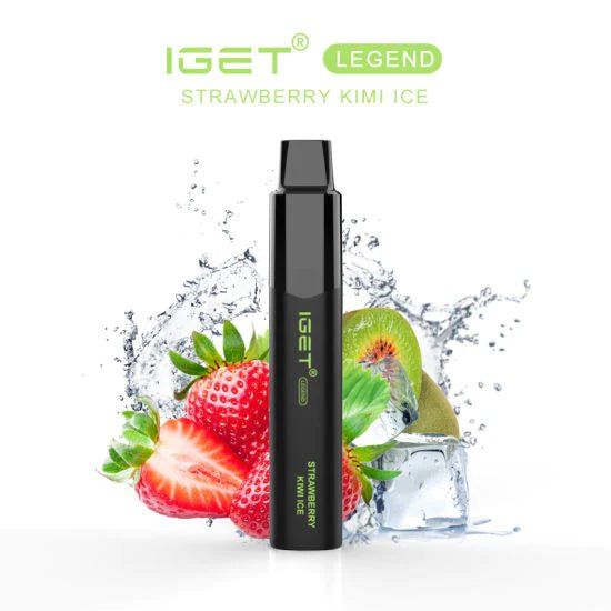 IGET (Legend) Flavour- Strawberry Kiwi Ice- 4000 Puffs - HAPPYTRAIL