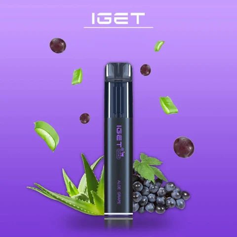 IGET (Pro) Flavour- Aloe Grape- 5000 Puffs - HAPPYTRAIL