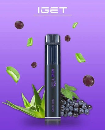 IGET (Pro) Flavour- Aloe Grape- 5000 Puffs - HAPPYTRAIL