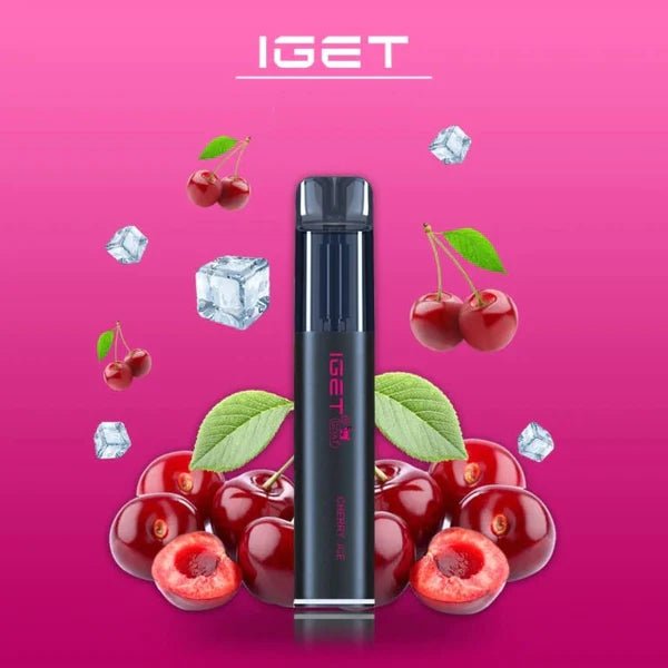 IGET (Pro) Flavour- Cherry Ice- 5000 Puffs - HAPPYTRAIL
