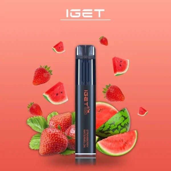 IGET (Pro) Flavour- Strawberry Watermelon- 5000 Puffs - HAPPYTRAIL