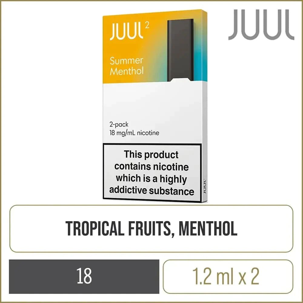 JUUL2 Pods - Summer Menthol (2 Pods) - HAPPYTRAIL