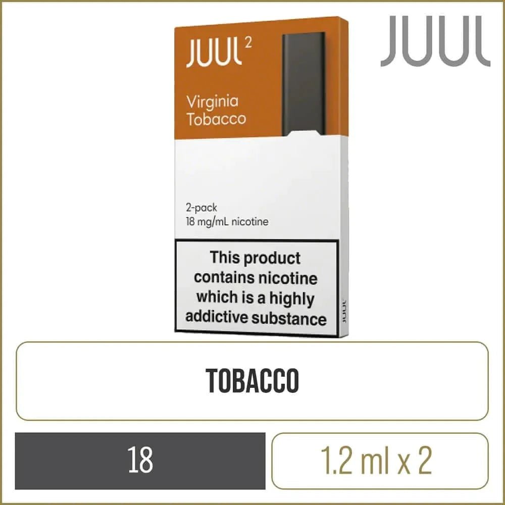 JUUL2 Pods - Virginia Tobacco (2 Pods) - HAPPYTRAIL