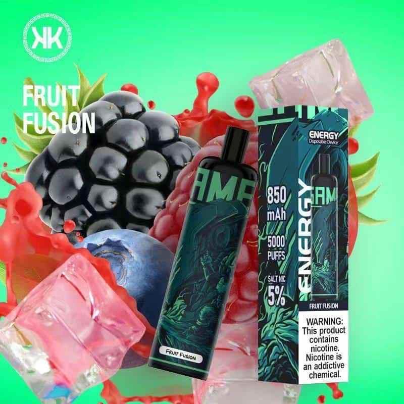 KK Energy vape - Fruit Fusion (5000 Puffs) - HAPPYTRAIL