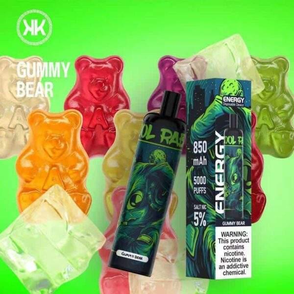 KK Energy vape - Gummy Bear (5000 Puffs) - HAPPYTRAIL