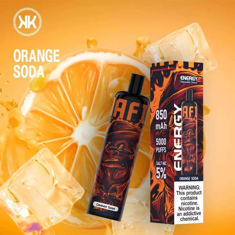 KK Energy Vape - Orange Soda (5000 Puffs) - HAPPYTRAIL