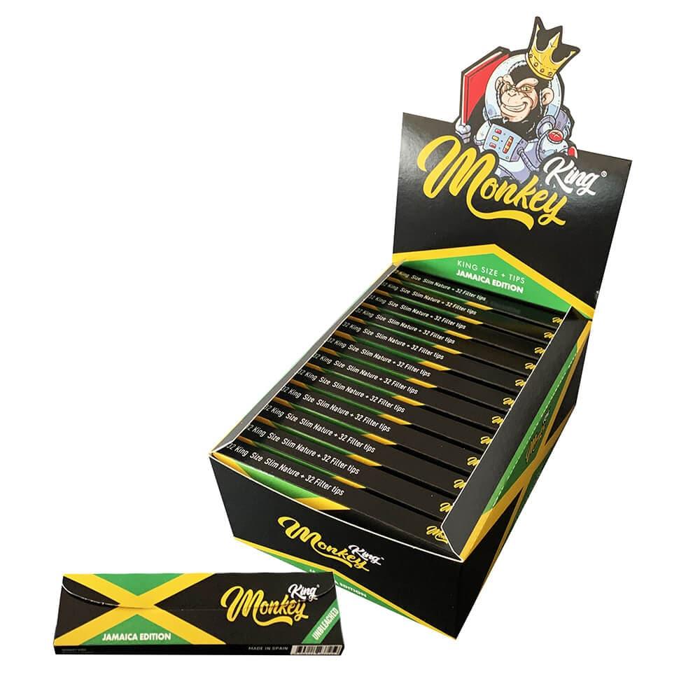 Monkey King's Jamaica Edition KS Rolling Paper + Tips - HAPPYTRAIL