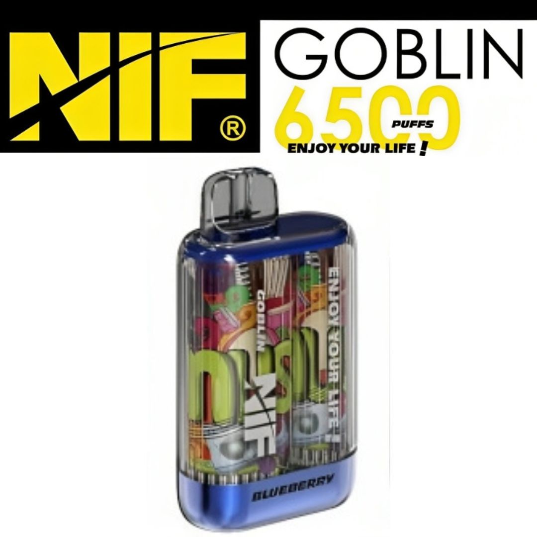 NIF GOBLIN 6500 PUFFS - BLUEBERRY - HAPPYTRAIL