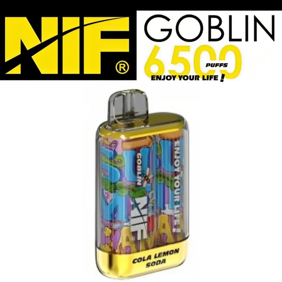 NIF GOBLIN 6500 PUFFS - COLA LEMON SODA - HAPPYTRAIL