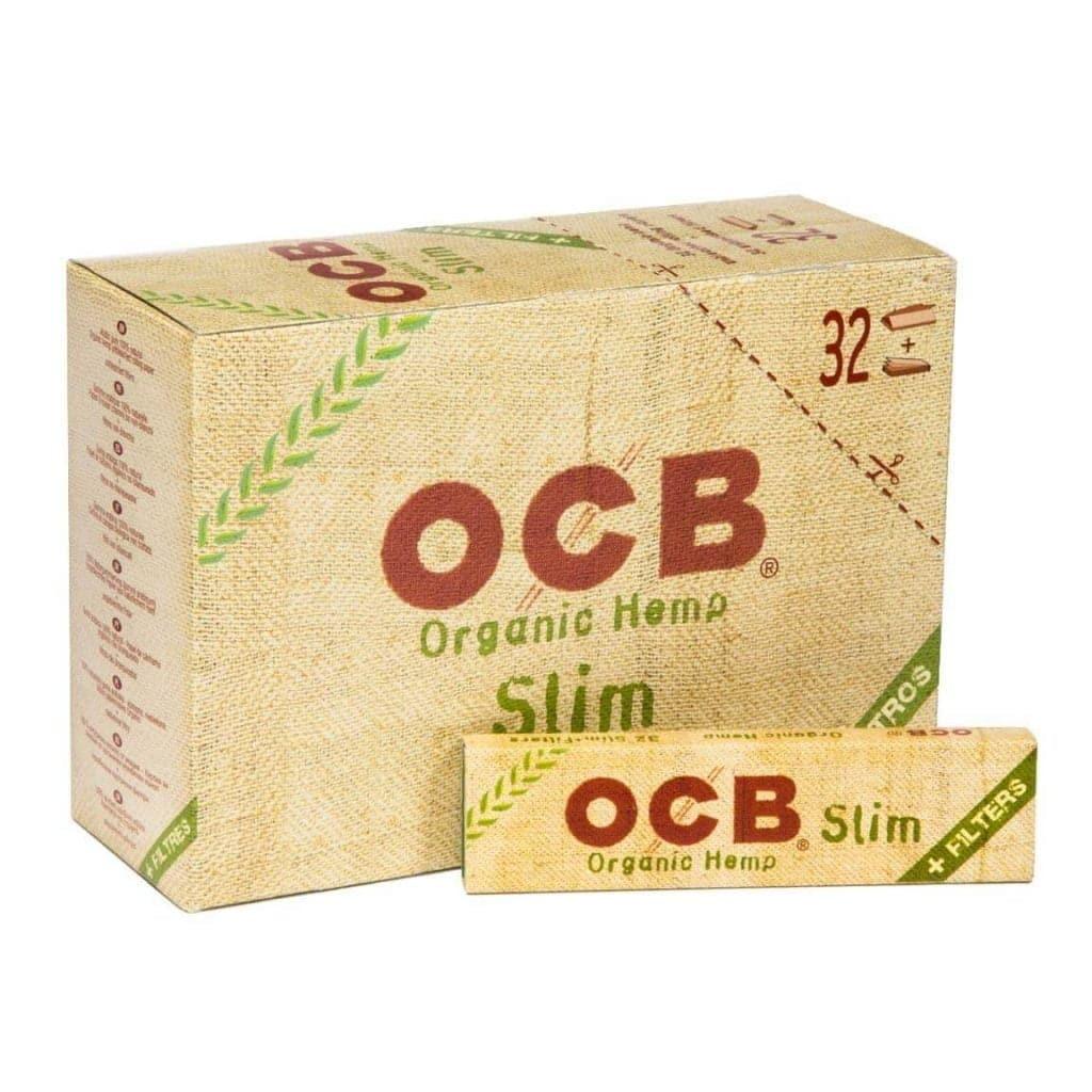 OCB's Organic Hemp Rolling Papers (Kingsize) & Filter Tips - HAPPYTRAIL